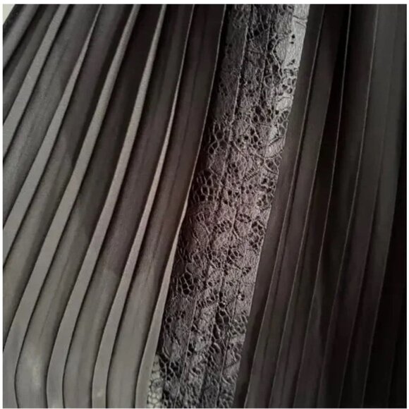 The Kooples Black Lace Detailed Dress Elegant Long Sleeves MSRP $415 - Picture 14 of 14